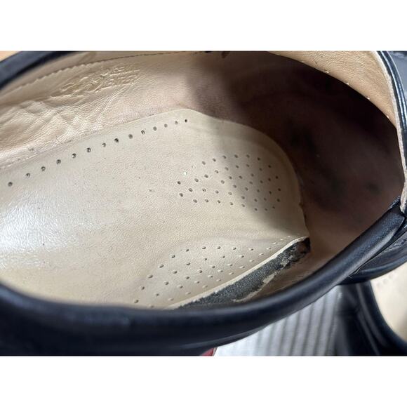 SAS Gentle Step Shoes Womens Size 7 Black Leather Penny Loafer Comfort Slip On - Picture 8 of 10